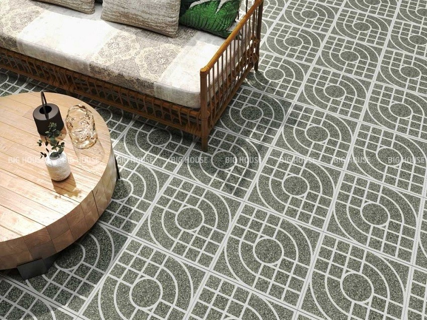 Gạch Đồng Tâm 4040LYSON007 40x40 họa tiết mắt nai Gạch Đồng Tâm 4040LYSON007 40x40 họa tiết mắt nai