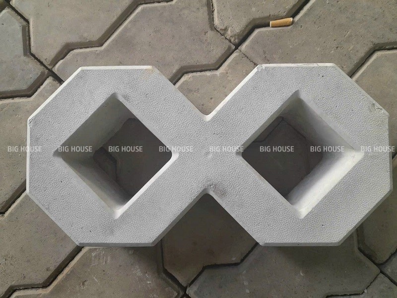 Gạch trồng cỏ sân vườn 2 lỗ Gạch trồng cỏ sân vườn 2 lỗ