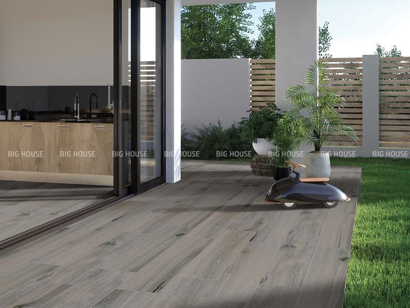 Mẫu gạch giả gỗ lát sân vườn Viglacera PL28-02 20x80 Mẫu gạch giả gỗ lát sân vườn Viglacera PL28-02 20x80