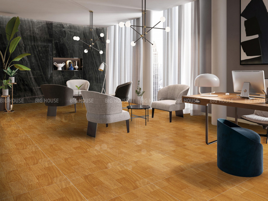 Mẫu gạch giả gỗ 60x60 màu nâu vàng Mẫu gạch giả gỗ 60x60 màu nâu vàng