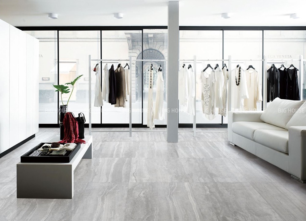 Gạch lát nền 60x60 vân đá travertine