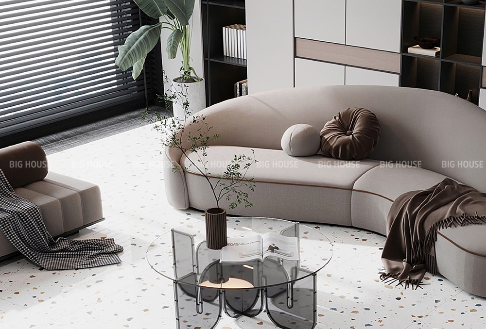 gạch 60x60 vân đá lát nền terrazzo Tasa 5093