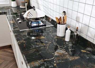 35 Mẫu gạch ốp bàn bếp giả đá, terrazzo,… Bền, Đẹp, Giá rẻ