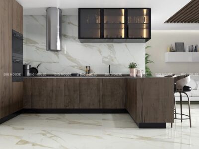 19 Mẫu gạch ốp bếp vân đá Đẹp, Hiện đại kèm Ưu điểm & Giá