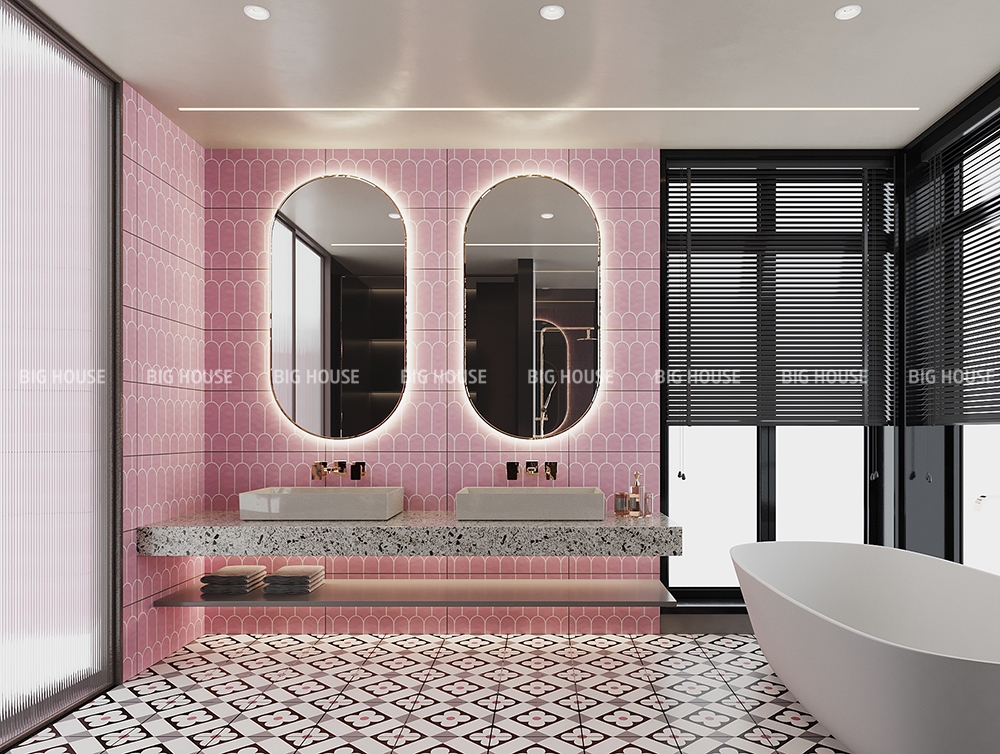 gạch ốp nhà vệ sinh 30x60 3060-09