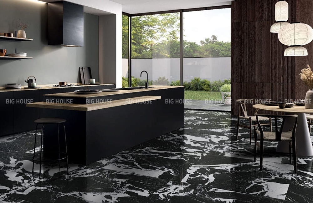 Gạch lát nhà bếp giả đá eurotile sig chg q01
