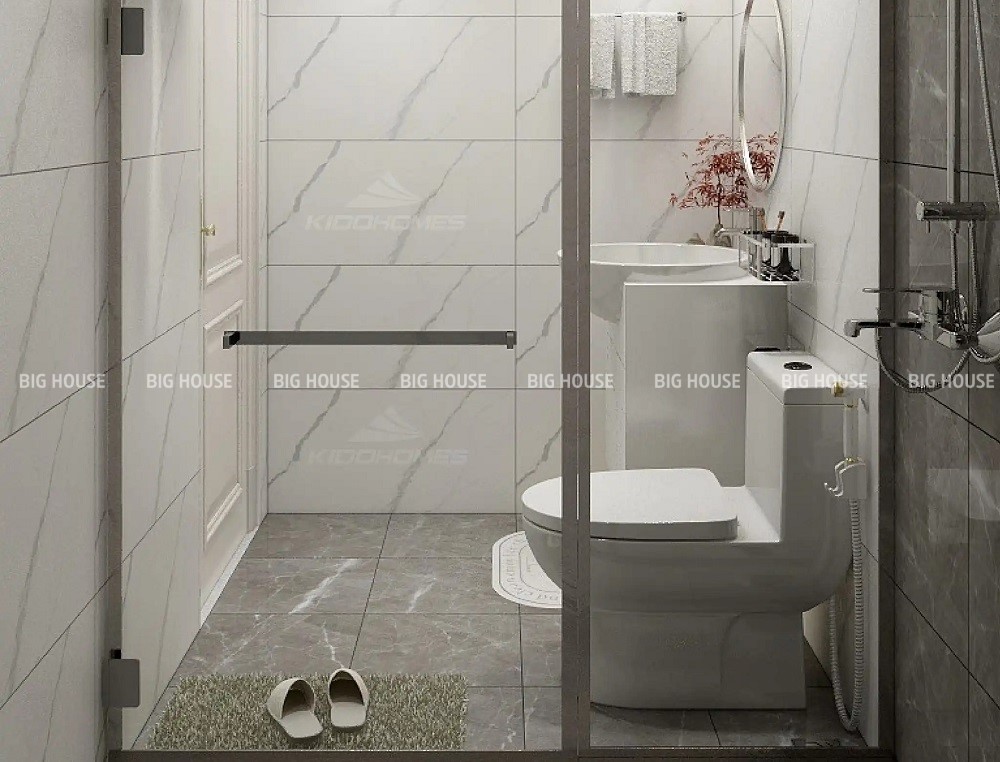 Gạch ốp phòng tắm trắng vân đá marble Gạch ốp phòng tắm trắng vân đá marble