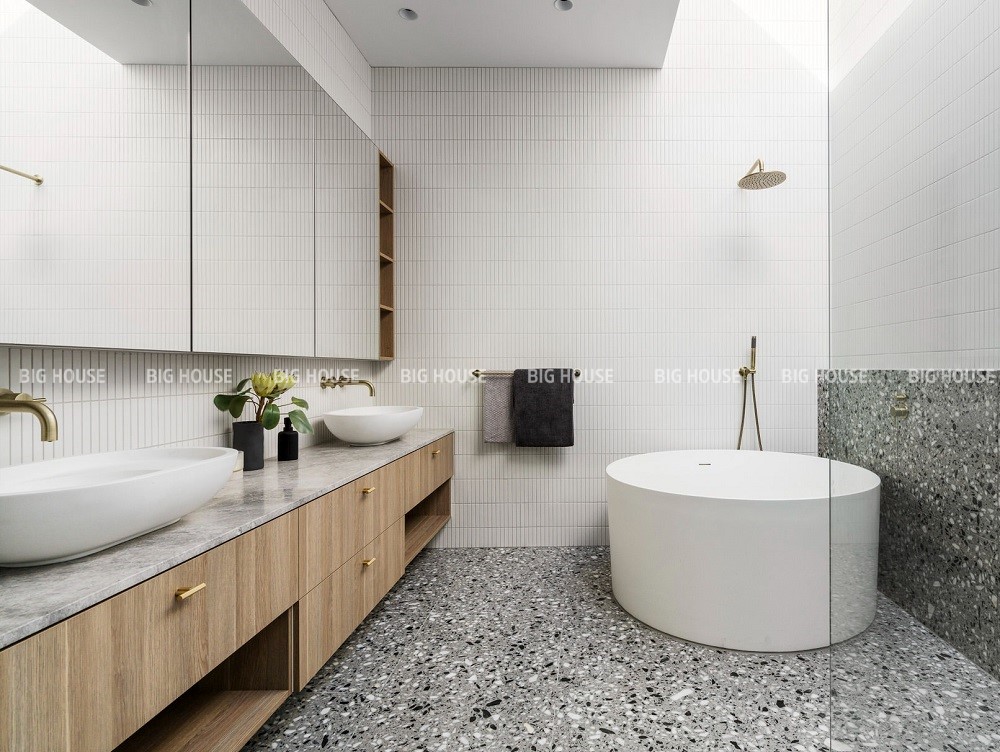 Gạch mosaic màu trắng Gạch mosaic màu trắng