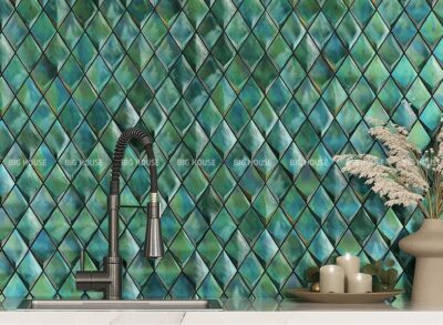 23 Mẫu gạch mosaic thủy tinh Đẹp & Cách ứng dụng Hiệu quả