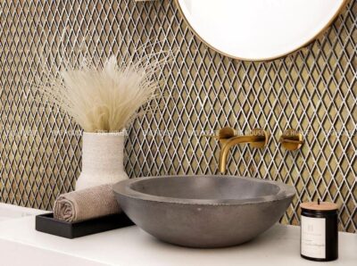 Ý nghĩa gạch mosaic vàng & Ứng dụng Hiệu quả từng Không gian