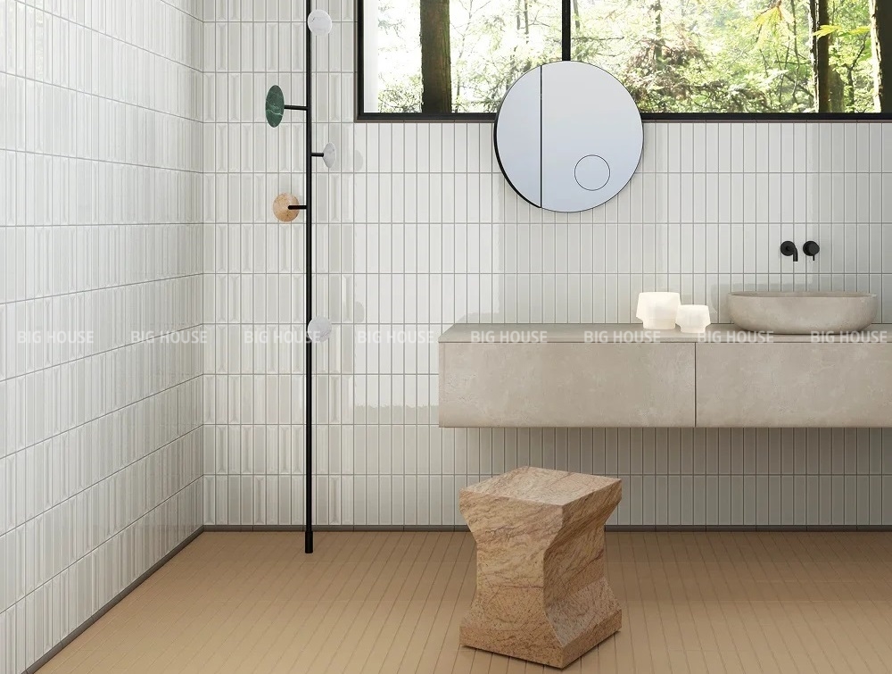 gạch thẻ mosaic trang trí phòng tắm