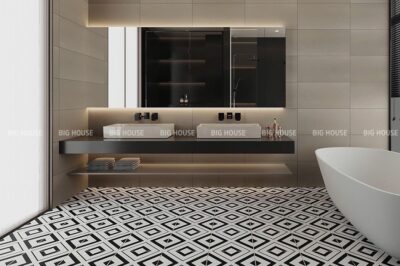 18 Mẫu gạch bông đen trắng Cá tính, Hiện đại, Giá rẻ & Ứng dụng
