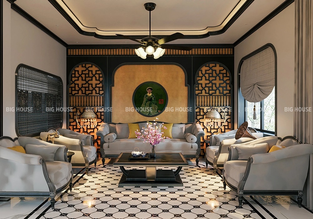 gạch bông indochine ND210