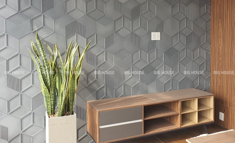 gach 3D bê tông lục giác