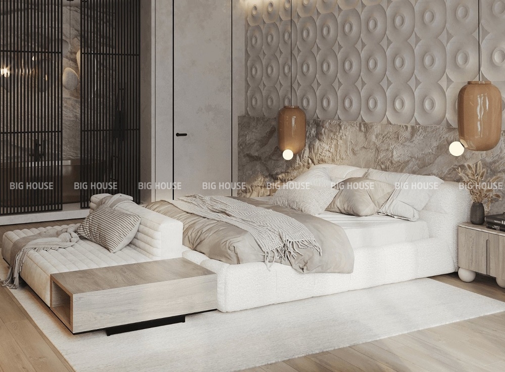 gạch 3D ốp phòng ngủ