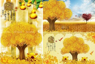 Ý nghĩa tranh gạch 3D cây kim tiền & TOP mẫu Đẹp, Giá tốt nhất