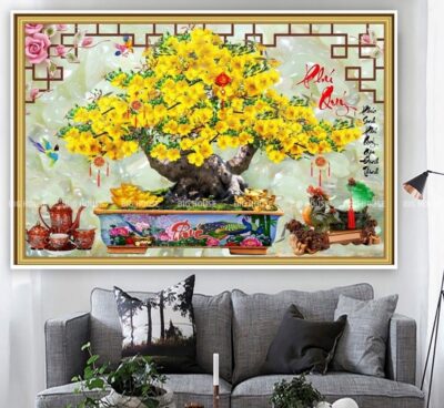Ý nghĩa Tranh gạch 3d hoa mai, Top mẫu Đẹp & Báo giá