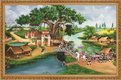 Tranh gạch 3D đồng quê Trang nhã, Lịch sự với Báo giá tốt