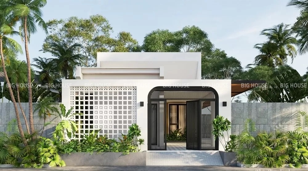 gạch bông gió ốp mặt tiền nhà