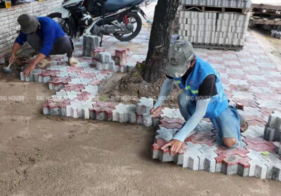 Cách lát gạch vỉa hè không cần xi măng Đơn giản, Bền & Đẹp