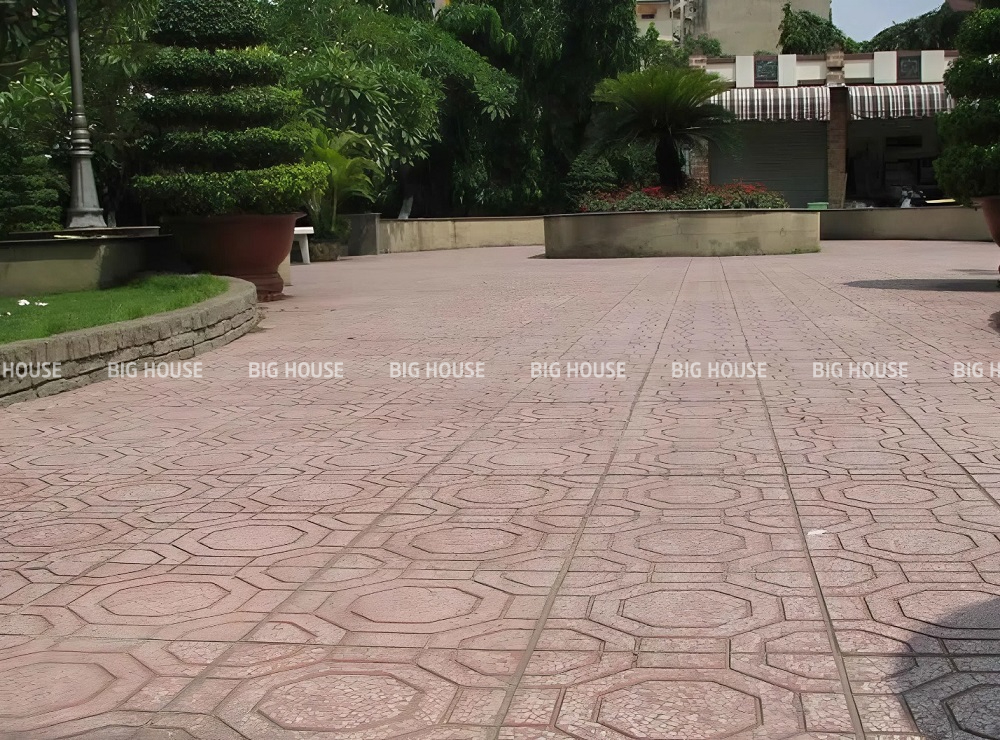 Gạch terrazzo 30x30 lát sân trường Gạch terrazzo 30x30 lát sân trường