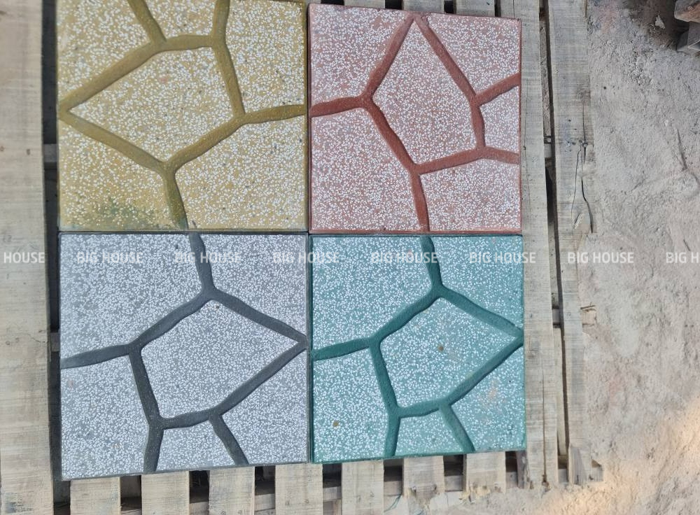 Gạch terrazzo 30x30 nổi bật với 4 màu riêng biệt phù hợp với nhiều không gian