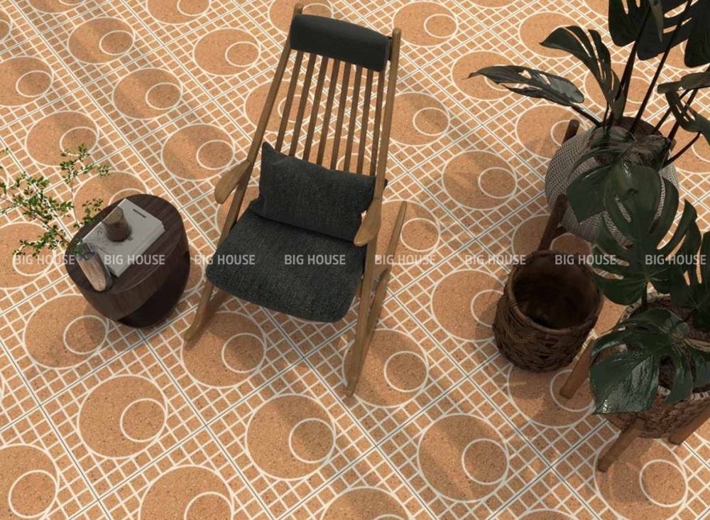 gạch lát nền màu vàng nâu Đồng Tâm 4040LYSON011