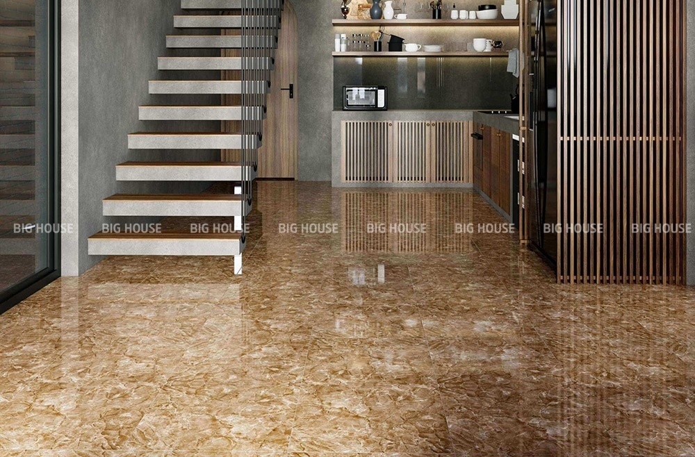 gạch lát nền màu vàng nâu Viglacera CL CE508