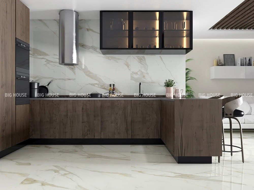Gạch ốp tường 60x120 phòng bếp Viglacera SIG.P-61206
