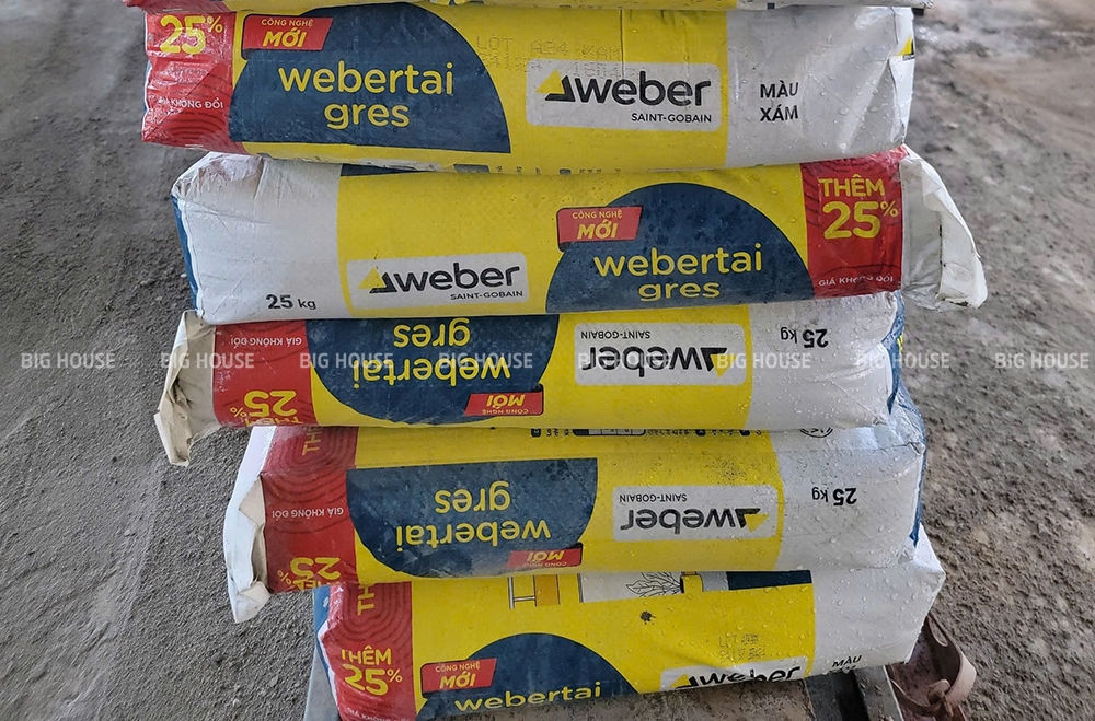 keo dán gạch Weber Gres